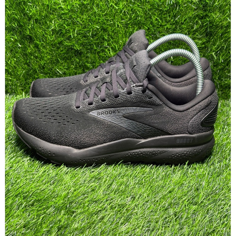 Brooks Ghost 16 Womens Running Shoes Triple Black 1204071B020 Size 9